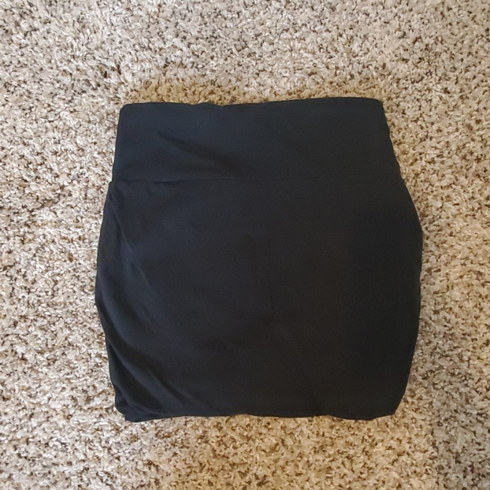 Black Stretch Mini Skirt